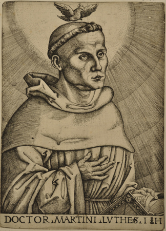 Hopfer Hieronymus - Martin Lutero in abito d'ordine agostiniano